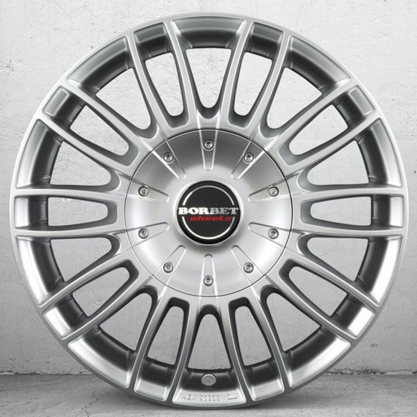 Borbet CW3 Sterling Silver Alloy Wheels